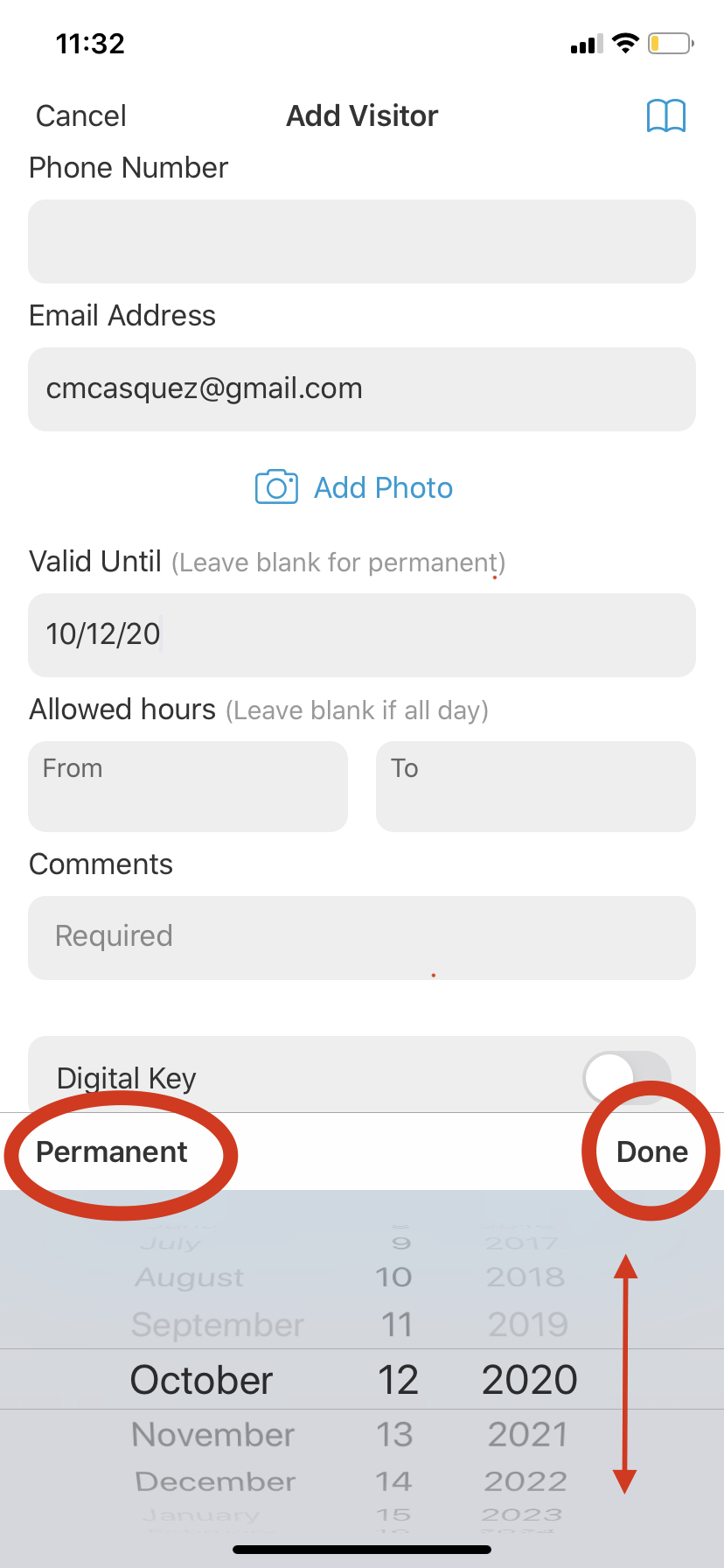 Adding Visitors and Sending Digital Keys – Carson Living