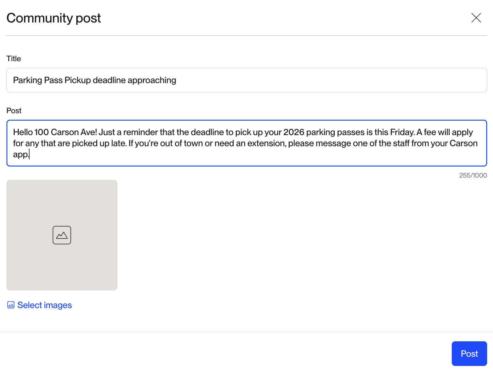 Viewing and Posting to the social Community feed – Carson Living